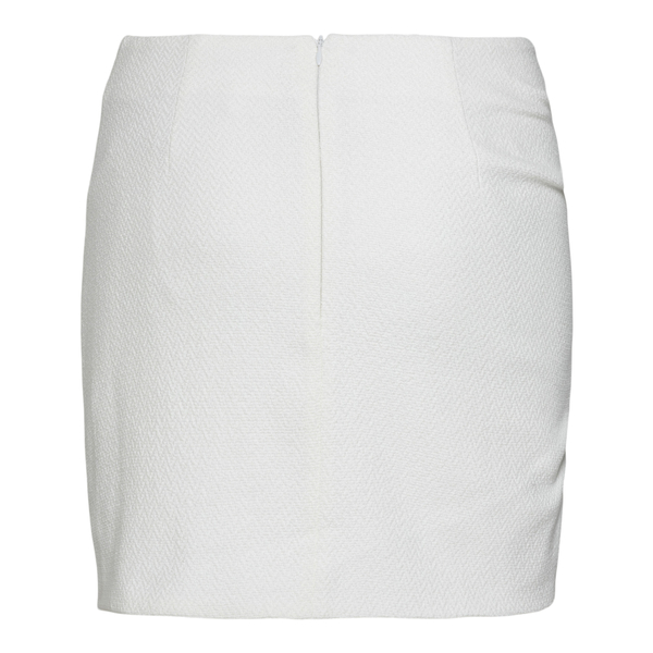 White gathered mini skirt The Mannei